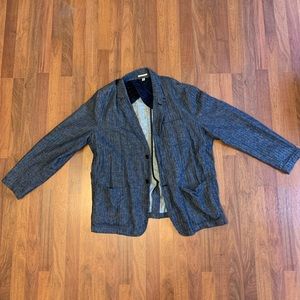 Goodfellow & Co Men's Navy Blue Blazer Coat Jacket XXL 2XL